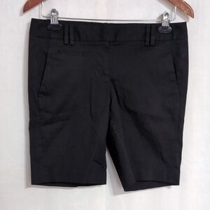 Loft Black Marisa Bermuda Shorts Size 4